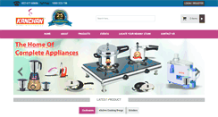 Desktop Screenshot of kanchanappliances.com