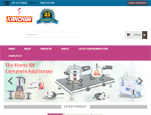 Tablet Screenshot of kanchanappliances.com